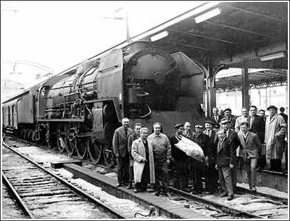 Train Paris-Strasbourg 1960