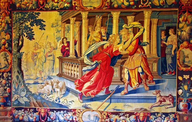 Bastie d'Urfé - Honoré d'Urfé, L'astrée : The constancy - tapestry 'Trobar clus' Bastie d'Urfé - Honoré d'Urfé, L'astrée : The constancy - tapestry 'Trobar clus'