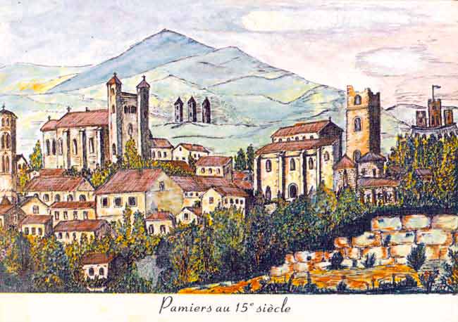 Pamiersau 15° siècle, Postcard