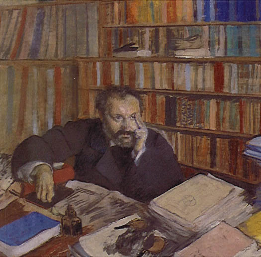 Stéphane Mallarmé peint par Edgar Degas